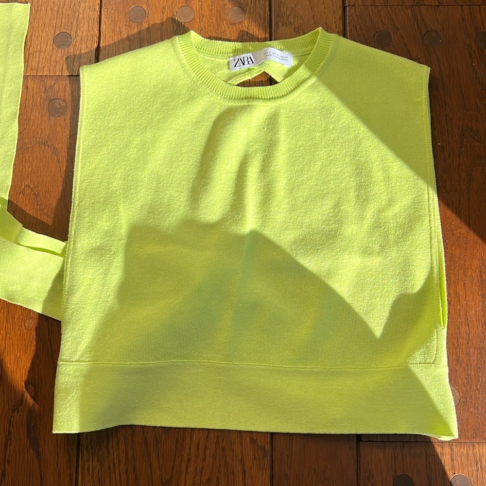 Zara open back top